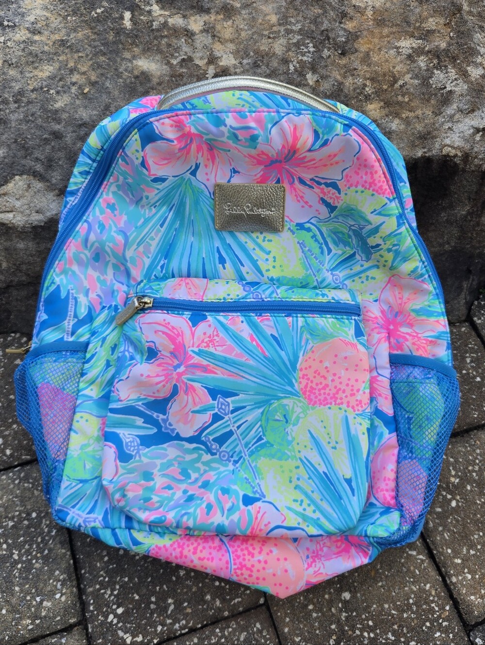 Lilly Pulitzer Bahia Backpack Swizzle In - Picture 8 of 10